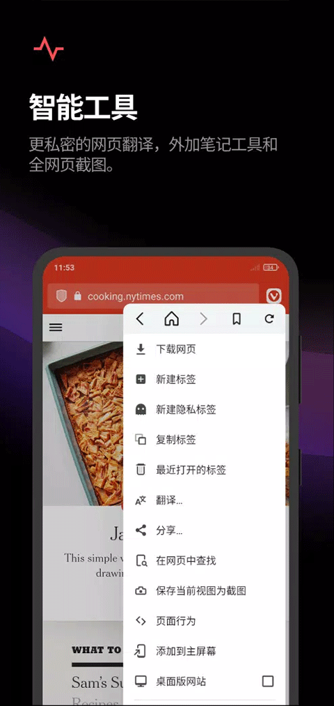 Vivaldi浏览器手机版下载截图